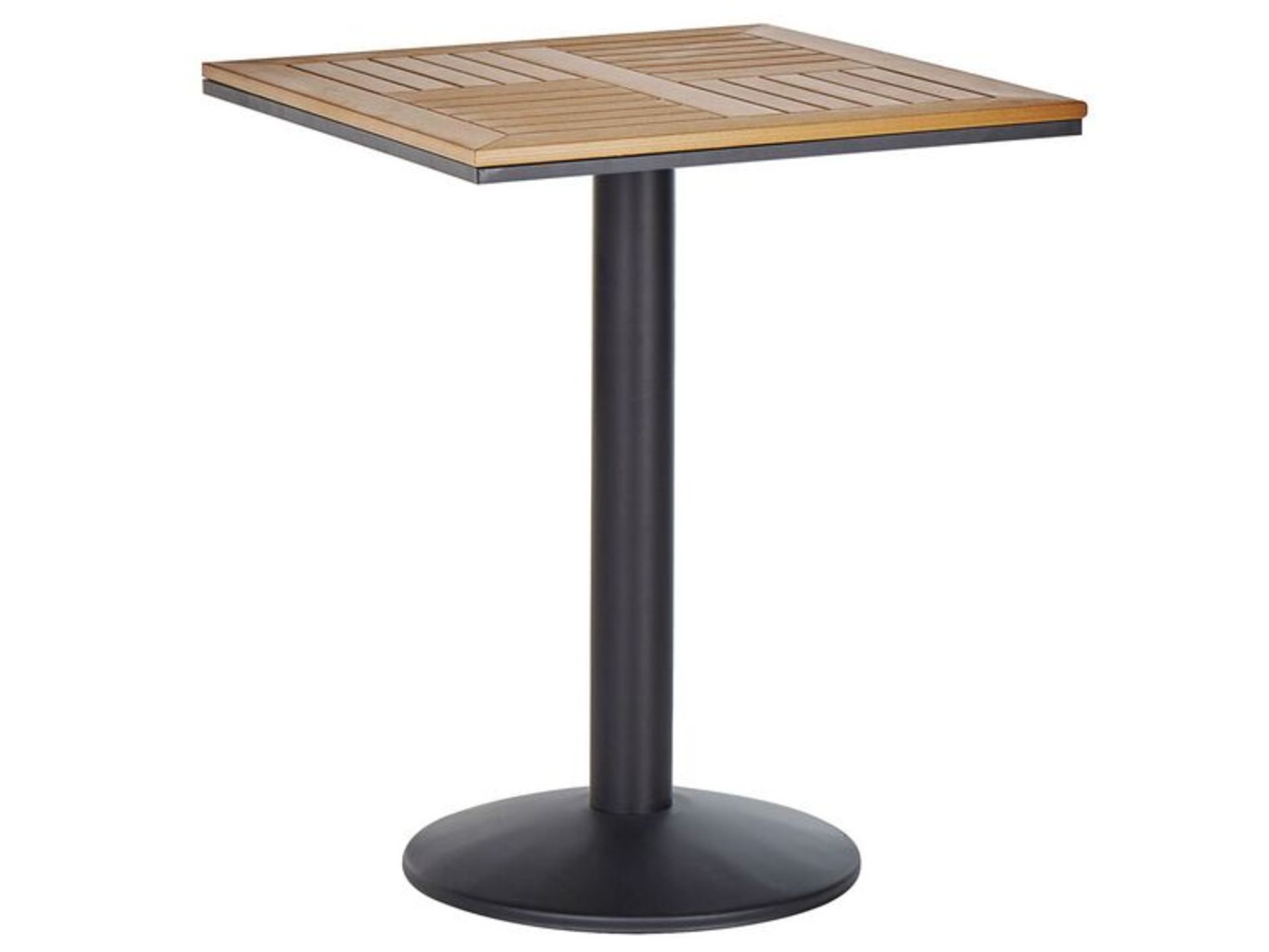 Palmi Garden Bistro Table 60 x 60 cm Light Wood.- SR6U. RRP £129.99. Create an inviting lounge