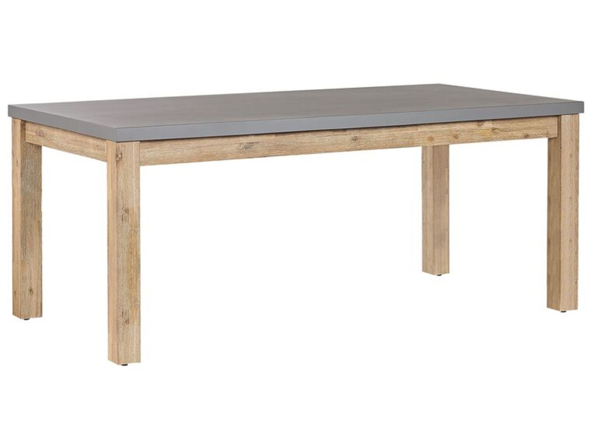 Ostuni Concrete Garden Table 180 x 90 cm Grey. - SR6. RRP £899.99. If you're keen on industrial