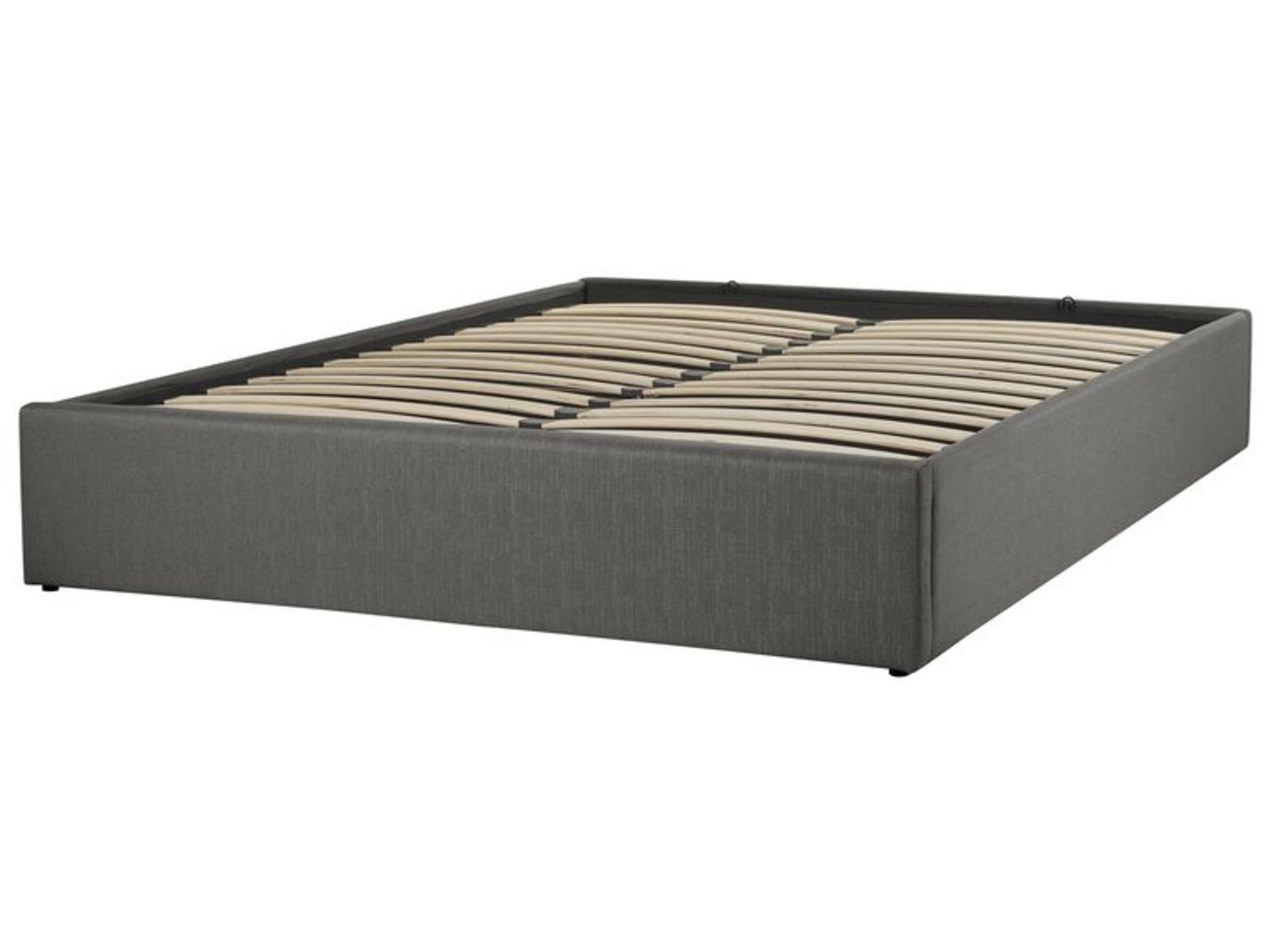 Dinan Fabric EU King Size Ottoman Bed Grey.- SR6. RRP £429.99. Add a stylish vibe to your bedroom