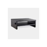2 Tier Wood Monitor Stand - PW. 2 Tier Wooden Monitor StandÂ Stay beautifully organised with this