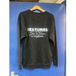 BRAND NEW FEATURED Dare To Dream Crew Neck Jumper - BLACK. SIZE LARGE. (OFC)