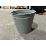 15 X BRAND NEW AVERY 15L GREY ROUND METAL BINS R6-1