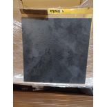 8 X PACKS OF VUSTA LUXURY VINYL TILES BLACK SLATE. EACH PACK CONTAINS 2.09m2. GIVING THIS A TOTAL