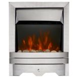 Focal Point Lulworth 2kW Brushed Metal Effect Electric Fire (LOCATION - H/S R 3.6.2) Focal Point