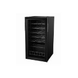 GoodHome Ghfswc25Buk Freestanding Drinks Cooler - Matt Black Glass Effect - SR4. In a stylish