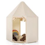 Beige Kids Play Tent With 2 Doors Design And Washable Mat RRP £73.98 (LOCATION - H/S 5.1.2)