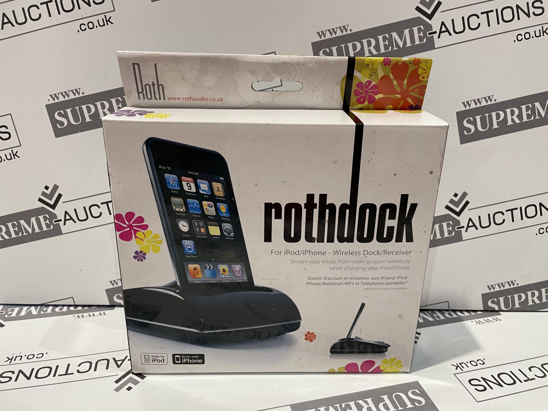 24 X BRAND NEW ROTHDOCK IPOD/IPHONE WIRELESS DOCK RECIEVERS R16-3