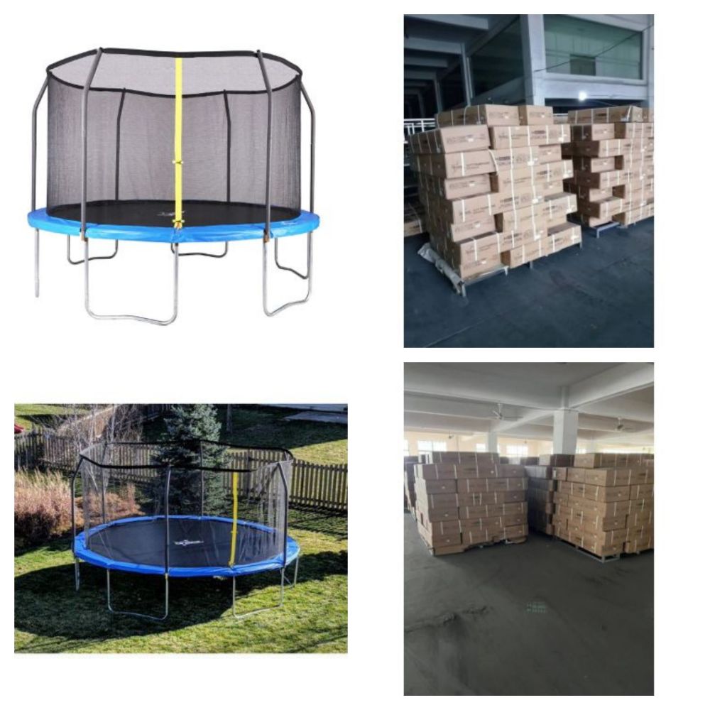 Brand New & Boxed 12 & 14 Foot High Quality Trampolines with Enclosures - Trade & Single Lots - Delivery Available!