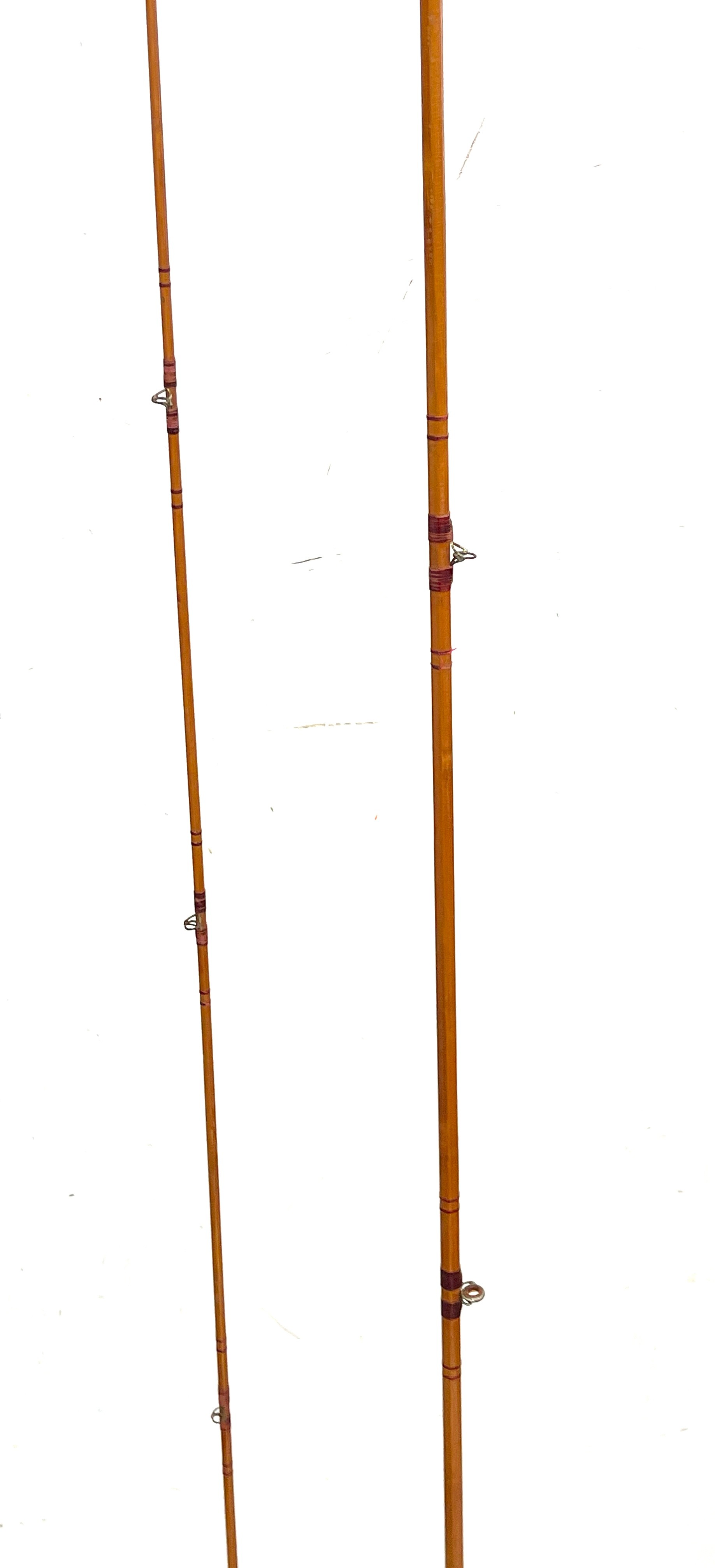 Allcock's vintage Marvel split cane fishing rod, with case - Image 5 of 8