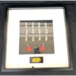 Framed Star Wars lego figures, frame measurements: 20.5 by 21 inches