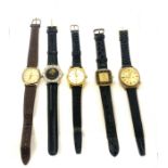 Selection of mens vintage wrist watches to include Sekonda, Adidas etc