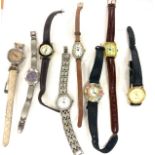 Selection of assorted wrist watches, all untested