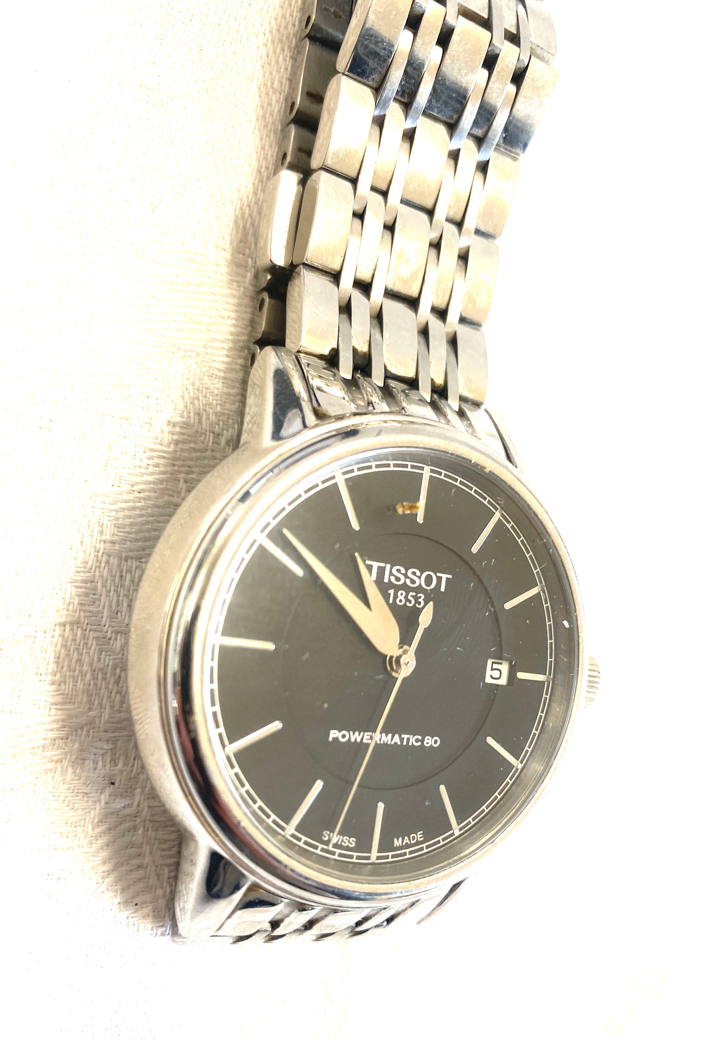 Tissot 18533 Powermatic 80 gents automatic wristwatch with box and papers - Image 5 of 7