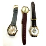 Three vintage Swiss made Oris gents wrist watches