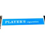 Vintage players cigarette sign measures approx 29 inches long by 5 inches wide