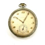 Vintage Eterna pocket watch, untested