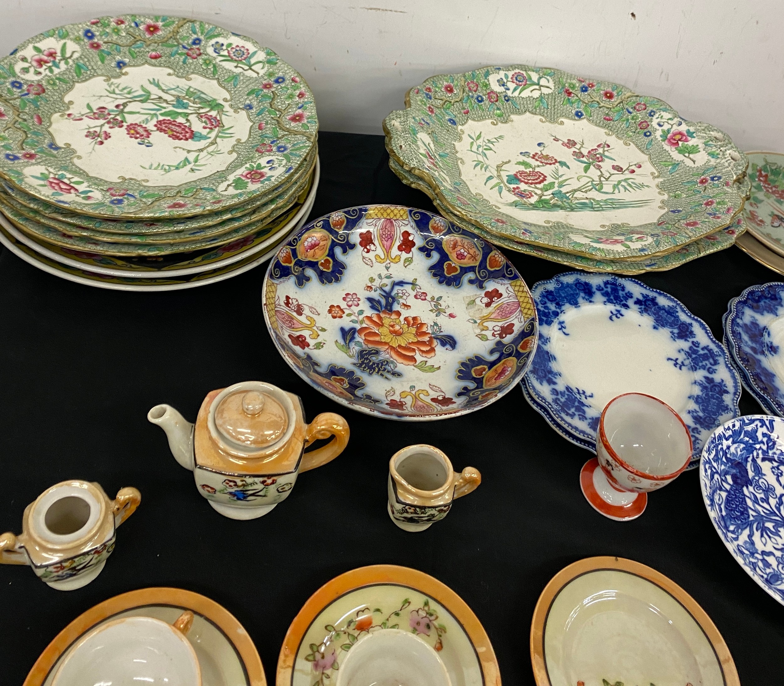 Large selection of vintage and later oriental pottery - Image 10 of 10