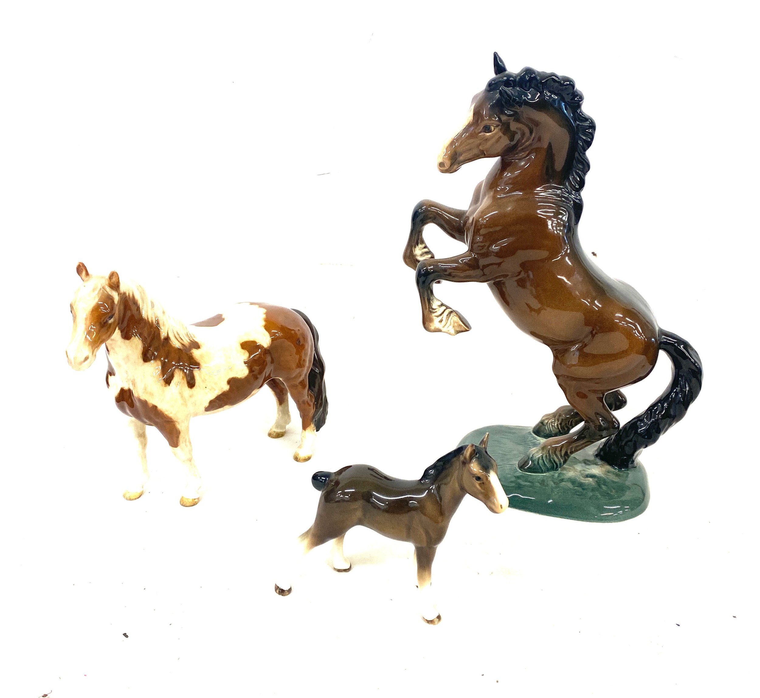 Selection of 3 vintage Beswick Horses - Image 2 of 5