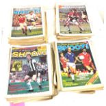 Large selection of Vintage Shoot football magazines