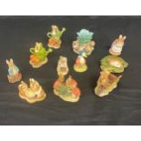 Selection of FW & Co Limited World of Beatrix Potter minature figures to include Timmy Willie, Peter