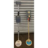 Two vintage metal detectors to include 1 C.scope, 1 Ground exclusion balanace detector