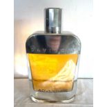 Large advertising Davidoff adventure bottle, measures approx 13 inches tall 7 inches wide 3 inches
