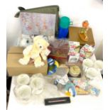 Selection of items to include photo albums, mugs, birthday cards, candles etc