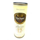 Cased Glen Turner Single Malt Aged 12 Years Scotch whisky, Highland Malt