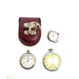 2 Vintage pocket watches, Zafiro and Chronometre CYD together with vintage watch face