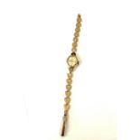 9ct gold ladies wristwatch, Rotary 27 jewel, hallmarked, total approximate weight 10g, untested