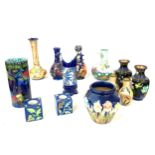 Selection vintage decorative vases