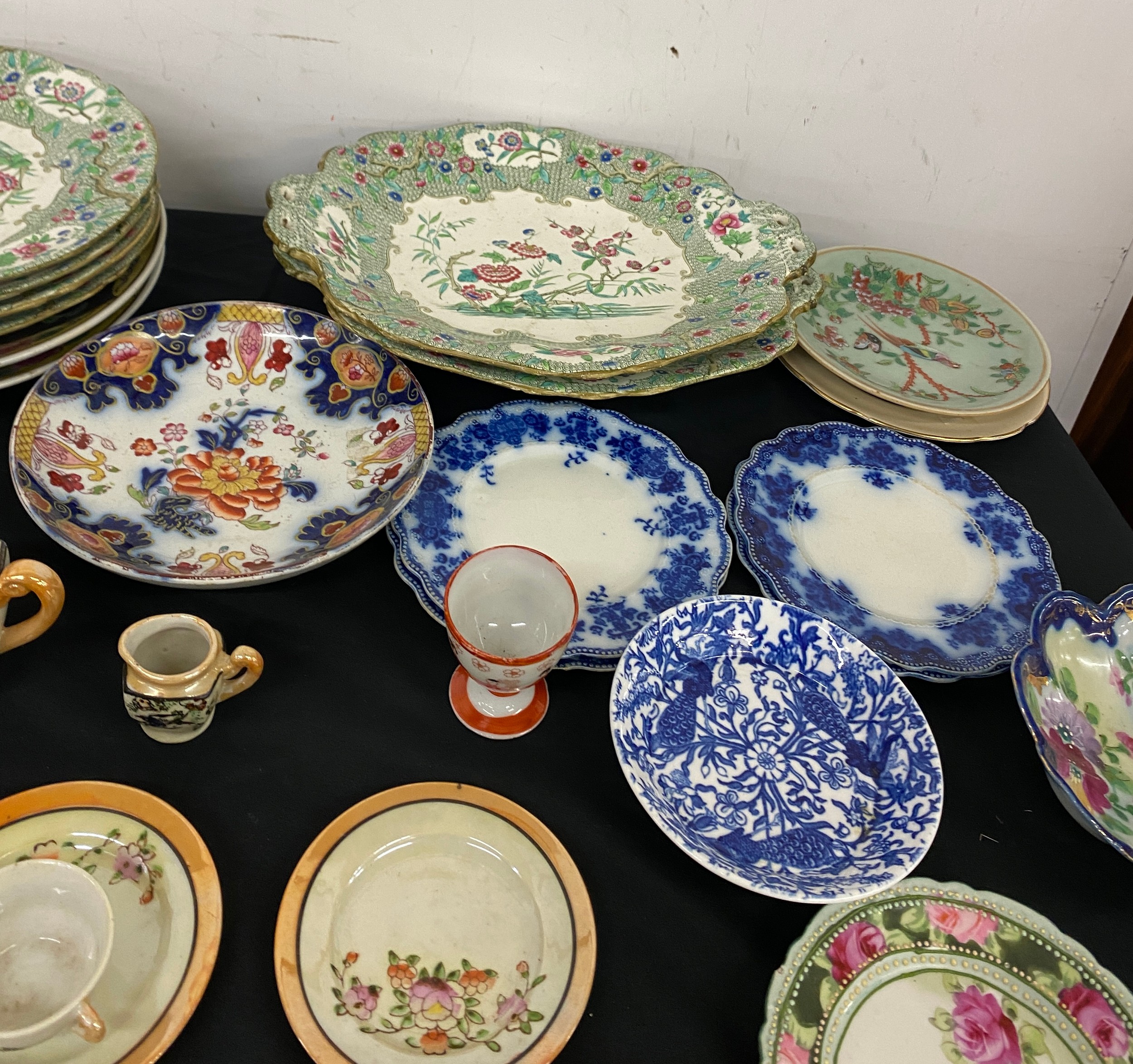 Large selection of vintage and later oriental pottery - Image 8 of 10