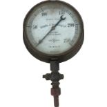 Vintage Schaffer & Budenberg Ltd pressure gauge