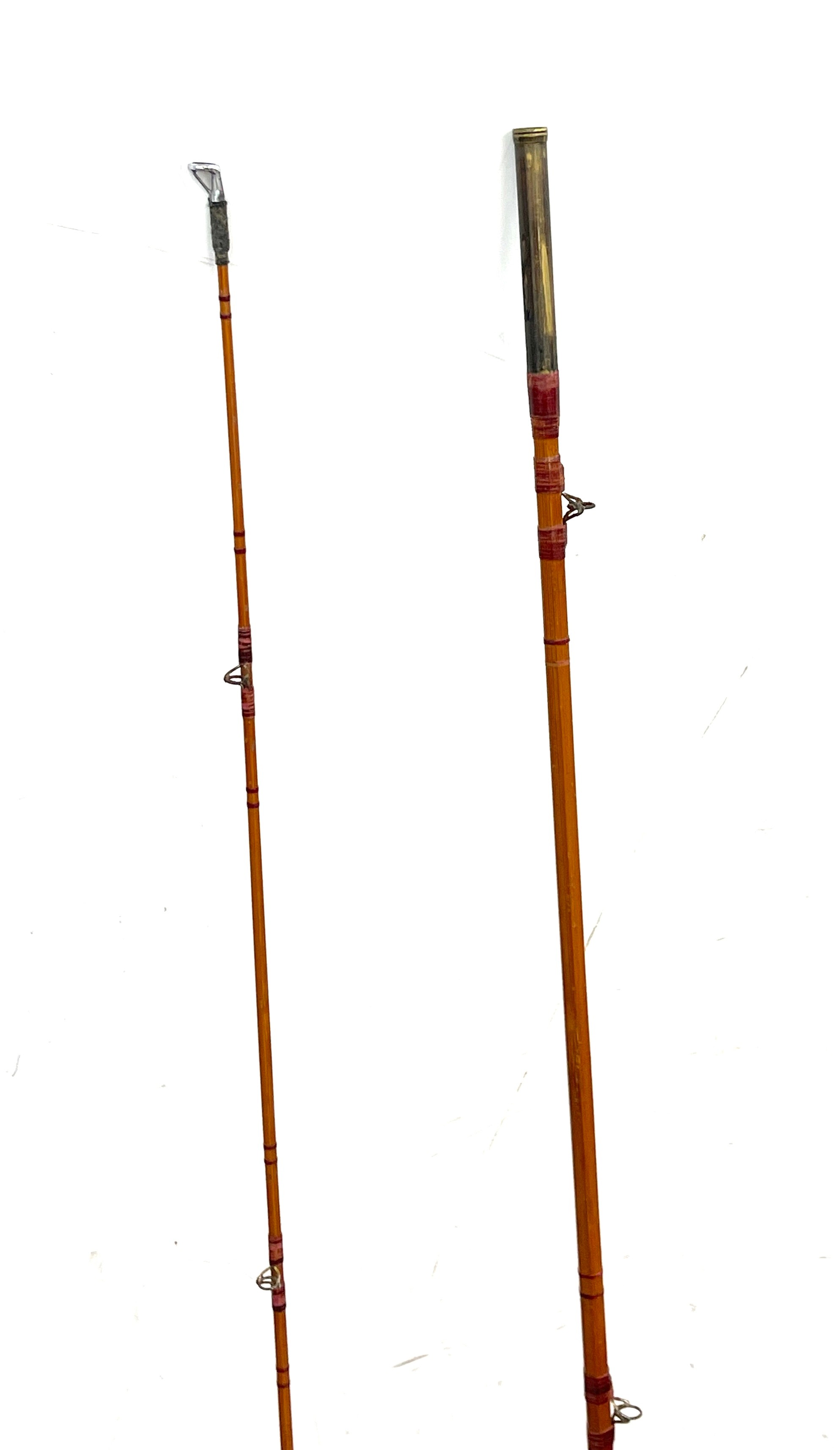 Allcock's vintage Marvel split cane fishing rod, with case - Image 6 of 8