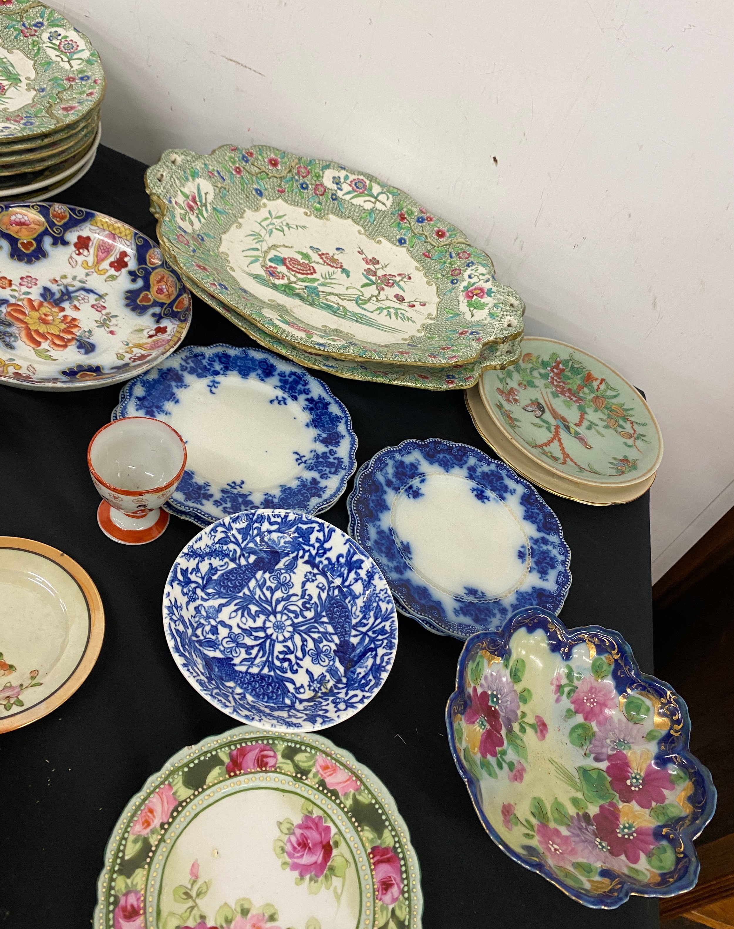 Large selection of vintage and later oriental pottery - Image 7 of 10