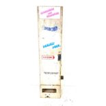 Vintage metal condom dispenser, approximate measurements: Height 30 inches