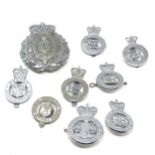 10 vintage police badges