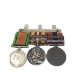 Mounted ww2 medals inc red cross & fire service long service medals to dr george fredrick selborne