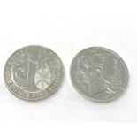 2 x 1 oz fine silver britannia 2008 & 2003