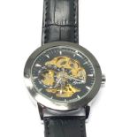 Gents Genoa automatic wristwatch the watch is ticking