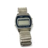 Men's Vintage Casio 81CS-36 Lithium Alarm Chronograph Watch untested would need new battery