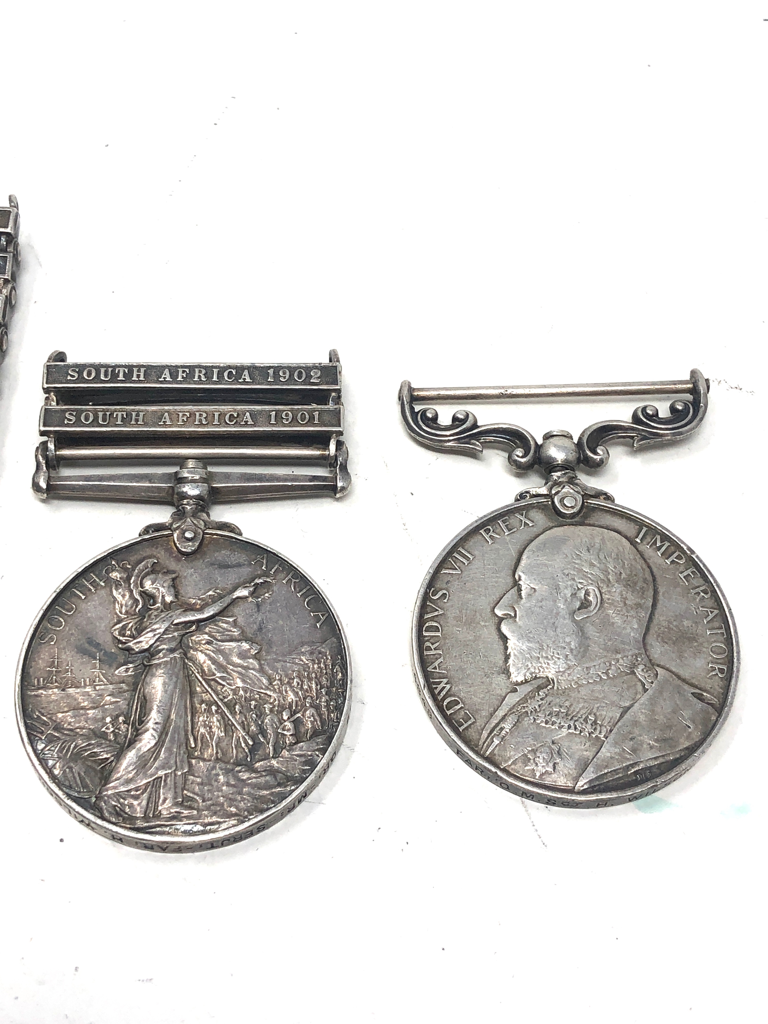 Boer war medal group inc 6 bar QSA 2 bar K.S.A & long service medal to 4848 FAR.Q.M Sgt h.wilson A. - Image 3 of 4