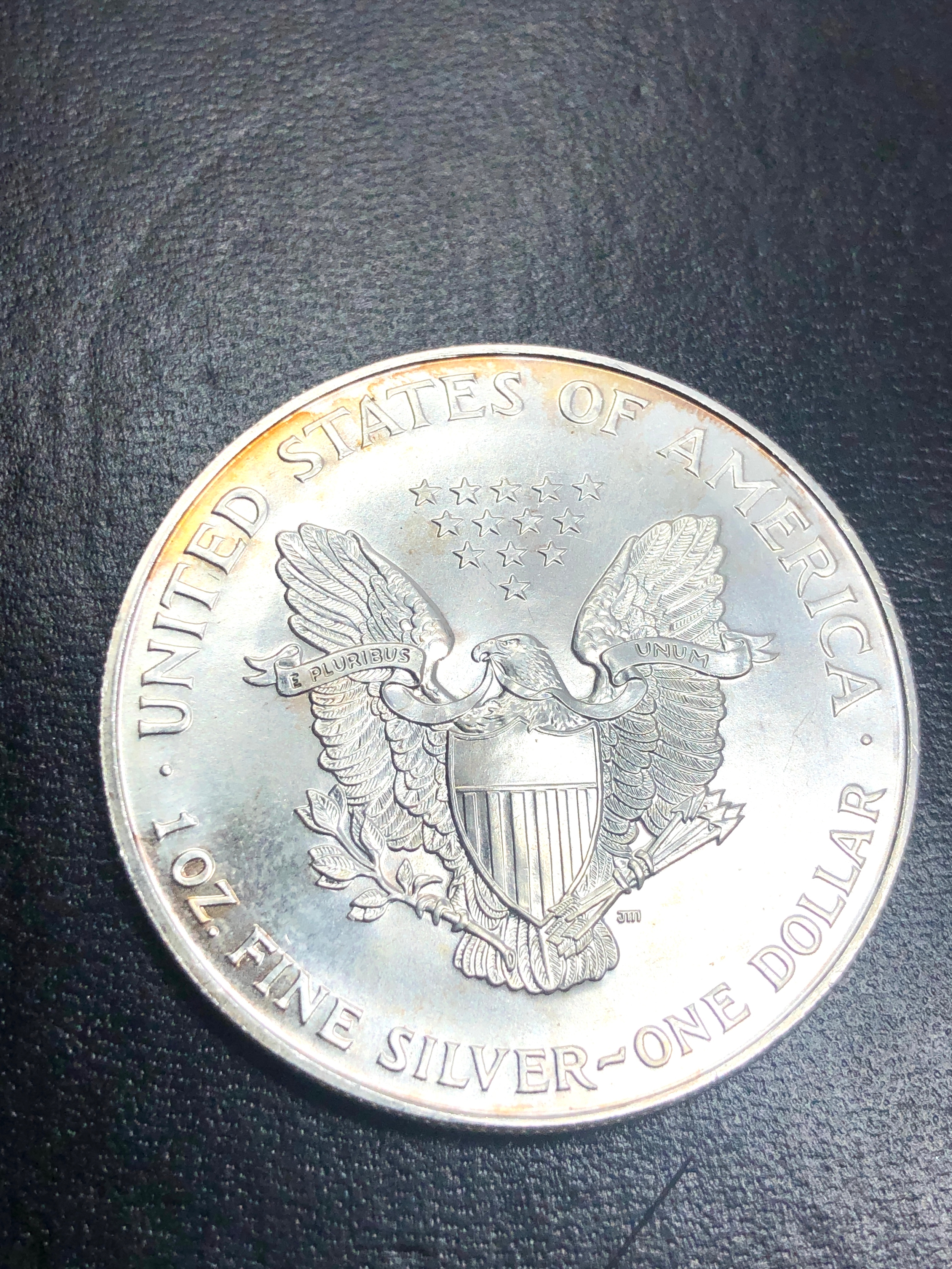 1994 1 oz fine silver liberty one dollar - Image 2 of 2