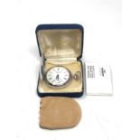 Vintage Boxed vintage Tissot depuis 1853 full hunter pocket watch the watch winds and ticks