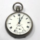 Antique Record silver open face pocket watch james walker london the watch is ticking