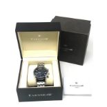 Thomas Earnshaw mens wristwatch as new boxed the watch is ticking