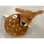 Vintage Steiff Rieke reindeer with tags