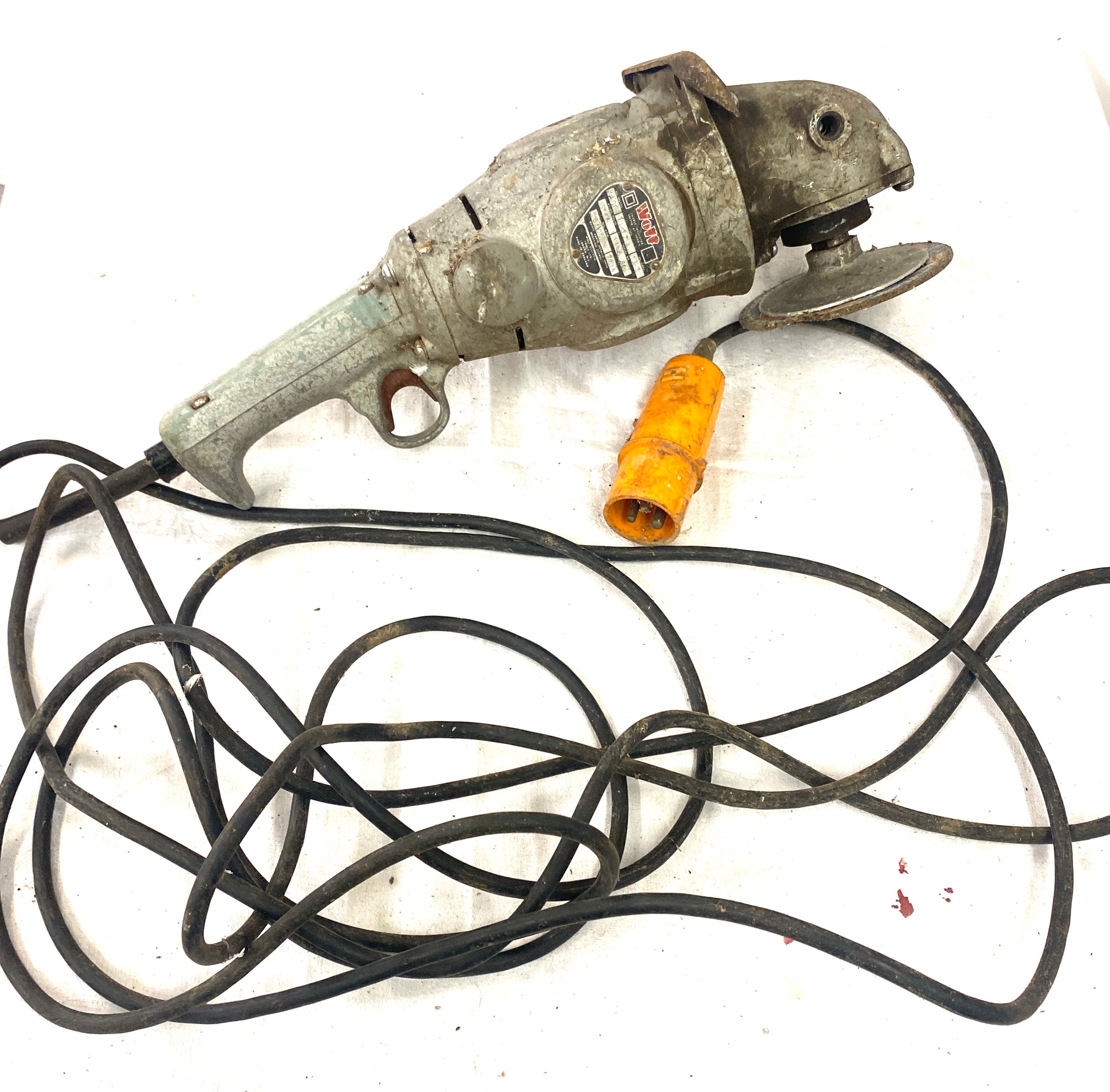 Wolf 110v angle grinder, untested