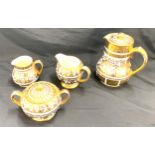 Four piece Dendy Sandler coffee set