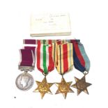 ww2 army long service medal group to t-15185 cpl h.e wilson r.a.s.c boxed